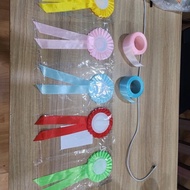 Medalaward, award ribbon pin, ribbon brooch with logo