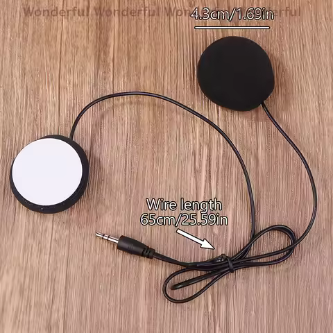 Cardo Freecom/Spirit: Motorcycle Bluetooth Intercom with Soft Wire Microphone.