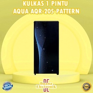 KULKAS AQUA 1 PINTU BIG FREEZER TIPE AQR - D 205 165 LITER PATTERN