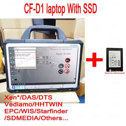 Optional laptop CF-19 T420 CF-D1 With MB Star C4 C5 2023.09 SSD Software Installed Best SD Connect C