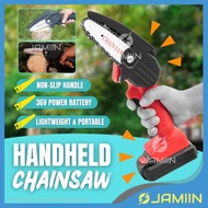 Mini Chainsaw Mesin Potong Kayu Chainsaw Battery Cordless Gergaji Elektrik Chainsaw Gergaji Kayu Rec