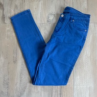 fox Blue Jeans Slim Legs Second Hand