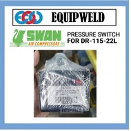 SPARE PART - SWAN PRESSURE SWITCH FOR DR-115-22L AIR COMPRESSOR (ORIGINAL) DR115-22L