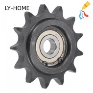 LIAOYING Chain Idler Sprocket, C45 Carbon Steel 13 Tooth Convex Idler Gear, Black Oxide  10mm Bore 1