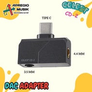 Kinera Celest CD-2 CD2 DAC audio in ear monitor earphone adapter USB Type C to 3.5mm Converter 3.5mm