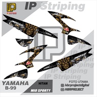 Motorcycle stickers – mio sporty striping – yamaha motorcycles – motorcycles – variation stickers – 