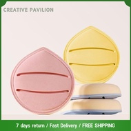 CREATIVE PAVILION ขนาดใหญ่ ฟองน้ำพัฟเครื่องสำอางคอตตอนแคนดี้ แบบพกพา แบบเปียก/แบบแห้ง แปรงความงาม ให