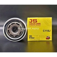 Premium oil filter for Mazda 2 Skyactiv-G 1.5L engine (M15A-FXE) 2022-2025 brand JS Asakashi Japan C