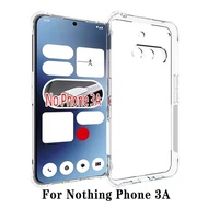 Nothing Phone 3a/Nothing 3a Pro Shockproof Clear Tpu Case Camera Cover Phone(3a)/Nothing Phone(3a)Pr