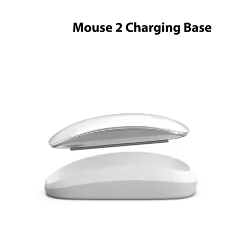 AA91 Mouse Dock for Apple Magic Mouse 2 Charging Dock Ergonomic Wireless Charging Pad Housing Increa