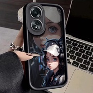 Case For OPPO A58 A78 A58 5G A78 5G A58x 5G A1x A2x A98 5G F23 5G A1 5G Shockproof Game Girl Phone