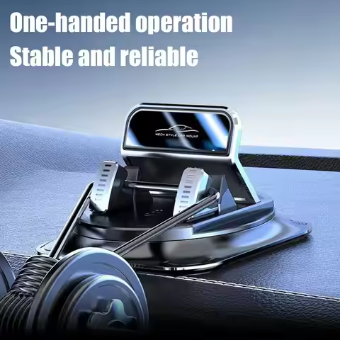 Car Dashboard Mobile Phone Fixer 360 Rotating Sticky Auto Phone Mount Stable Universal Car Mobile Ph