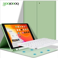 GOOJODOQ Keyboard Case for iPad Pro 11 2021 10.5 2017 / iPad Air 3 2019 Case Funda Magnetic Smart Cover with Pencil Holder 10