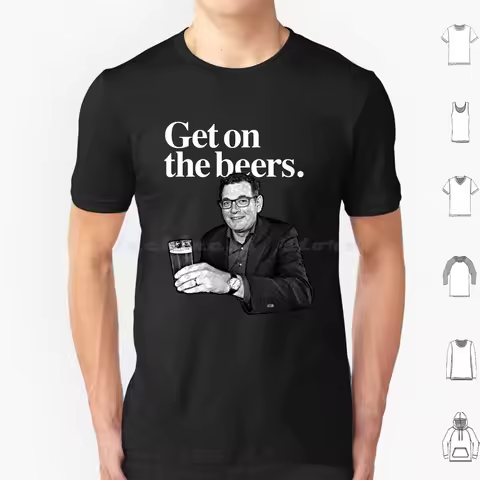 Get On The Beers. Essential T Shirt Men Women Kids 6xl Bitter Beer Vb Australia Aussie Melbourne Bog