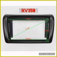 ☈ ♟ ◱ 9inch HEAD UNIT PANEL FRAME FOR NV350
