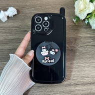 Suitable for IPhone 11 12 Pro Max X XR XS Max SE 7 Plus 8 Plus IPhone 13 Pro Max IPhone 14 15 Pro Max Phone Case Phone Case Old Mobile Phone Model with Mirror Accessories