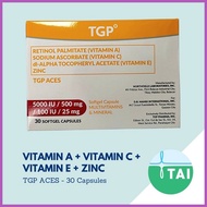 ✁ ◰ ▼ Multivitamins with Ascorbic & Zinc -TGP ACES (CONZACE GENERIC) - 30 capsules