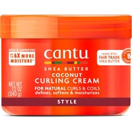 CANTU Shea Butter for Natural Hair Coconut Curling Cream | Shea Moisture | USA Authentic
