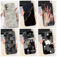 For OPPO A93s 5G Cute Fashion Painted Soft Silicone Case Oppo A93S 5G PFGM00 Lens Protective Casing