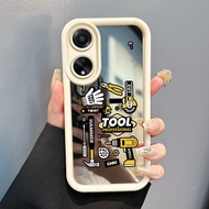 HP OPPO A98 5G OPPO F23 5G OPPO A1 5G Case Good Feel Pattern Phone Case Mirror Phone Case Silicone S