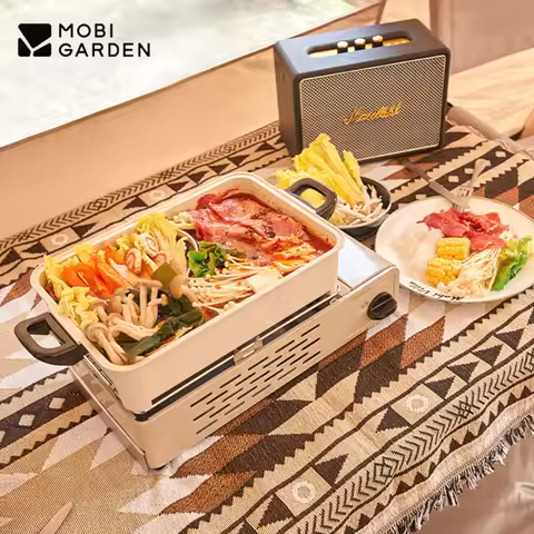 MOBI GARDEN Outdoor Camping Cassette Stove Portable Multifunctional Fire Portable Picnic Cooking Boi