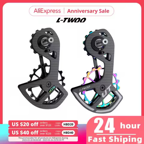 Bike Bicycle Ceramic Bearing Carbon Fiber Jockey Pulley Wheel Set Rear Derailleurs Guide Wheel 11 Sp