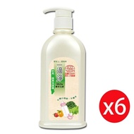 【一滴淨】奶瓶蔬果清潔劑(檸檬精油) 300g*6瓶
