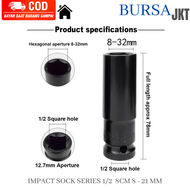 MATA SOCK SOK IMPACT KONEKTOR 1/2 DEEP WALL 8 CM 8 MM
