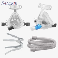 CPAP Full Face Mask Silicon Full CPAP Mask Auto BiPAP CPAP Mouth Nose Mask with Headgear for Sleep A