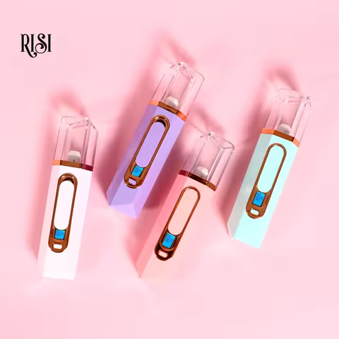RISI Eyelash Extensions Portable Rechargeable Nano Mister Mini Humidifier Nano Personal Face Hydrat 