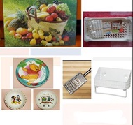 砧板隔熱板/ 切片刨絲器/兩層廚架/廚房浴室掛架/Sanrio小碟及杯塾