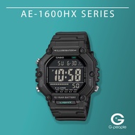 CASIO AE-1600HX-1BV / AE-1600HX-1B / AE-1600HX DIGITAL SPORTS WATCH 100% ORIGINAL