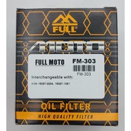 FULL MOTO FM303 Oil Filter REPLACEMENT 16097-0004 & 16097-1061 NINJA, Z, VERSYS, VULCAN S, ZX-R, H2