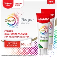 Colgate Total Plaque Release Reviving Cool Mint 95g x2 Value Deal