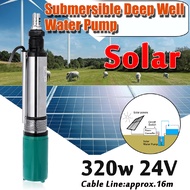 24V 5000/h DC 25m Professional Submersible Solar Water Pump Deep Well Irrigation Garden Home Agricul