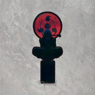 Uchiha Itachi Hologram Sticker Size +-9.6 x 4 cm waterproof max decal sticker
