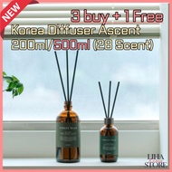 (Dry Flower FERR)Flower Diffuser Big 500ml Korea Ascent Natural Flower Reed Diffuser 28Scent Aroma e