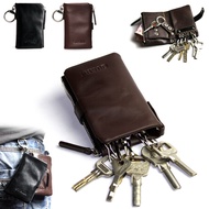 dompet perempuan dompet perempuan kecil Men Zipper Household Car Waist Hanging Mini Key Case