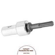 CYMX Garden Auger Power Drill Adapter, For 1/2" SDS Plus Drill Steel  Auger Drill Adapter, Keyless D