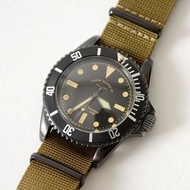 日本制JAPAN Vague Watch 錶 連一黑色40mm錶帶
