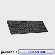 CORSAIR 海盜船 K100 AIR MX ULP軸 超薄無線機械式鍵盤 英文 黑色