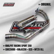 Original Racing EXHAUST EVONIC EXHAUST Fullset NINJA250 R25 MT25 Z250 CBR250