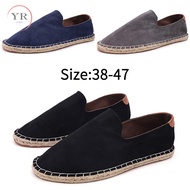 Unisex Toms Shoes Handmade Cloth Shoes Slip on Shoes Men and Women Plus Size Falts Shoes Fisherman S