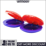 [ammoon]2PCS Finger Castanets Percussion Instrument Musical Toy for Toddler Children Early Musical Education