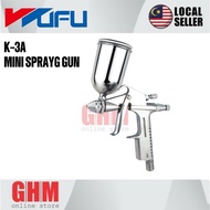 Wufu K-3A Mini Air Spray Gun Air Spray Gun  Wall Painting Coating Paint  DIY Car Painting Penyembur 