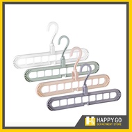 Happy Go Magic hanger Space Saver Multifunction Storage Rack Rotating Ties Hanger Holder Closet