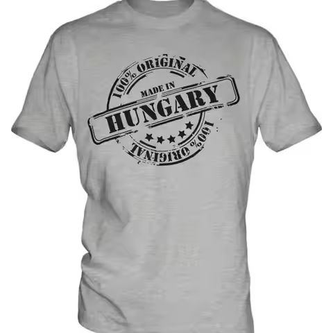 MADE IN HUNGARY MENS T-SHIRT GIFT CHRISTMAS BIRTHDAY 18TH 30TH 40TH 50TH 60TH