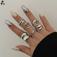 CY Star 6-piece Star Scallop Joint Ring Summer Gift Women's Accessories