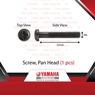 Yamaha Original Y125ZR (0707) Screw Tengah Engine Crankcase Panjang 35mm - 98507-06035