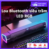 Loa bluetooth LED RGB tích hợp micro Loa Niye V18 Pro có dây